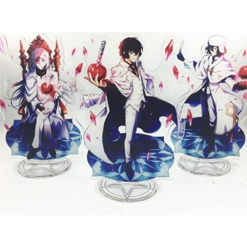 Anime Bungo Stray Dogs Atsushi Dazai Ryunosuke Nakahara Acrylic Stand Figure Desktop Decoration Collection Model Toy Doll Gifts