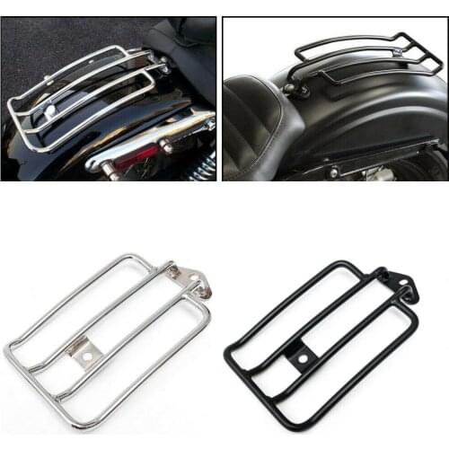 Motorcycle Rear Solo Seat Luggage Rack Carrier Support Shelf For Harley Sportsters Iron 48 883 XL1200 Custom Nightster
