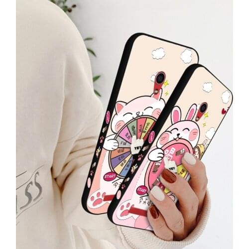 Luxury Roulette Silicone Case For Asus Zenfone Max Pro M2 ZB631KL ZB633KL ZB602KL 5Z ZS620KL ZE620KL Cute Cat TPU Back Cover