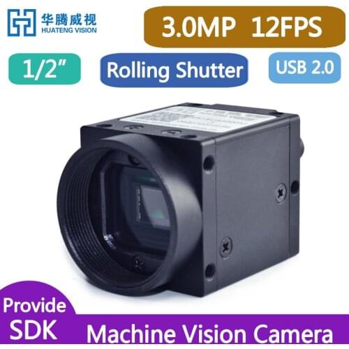 High Definition USB2.0 3.0MP Color Industrial Vision Digital Camera Support Windows And Linux Python OpenCV