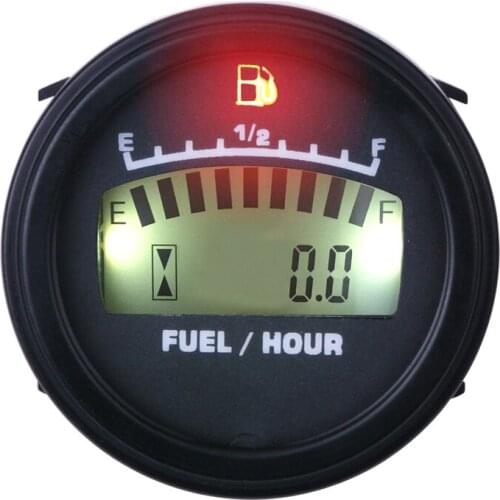 Powered LCD Fuel Gauge DC For Motorcycle Jet Ski Marine Pit Bike Motorbike Generator Engine Generator Engine FM001FM001
