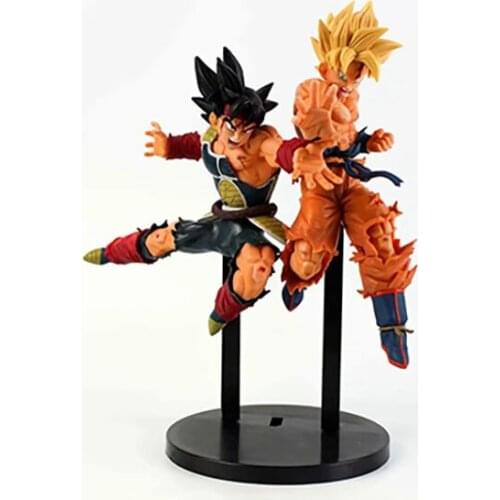 Dragon Ball Son Goku Burdock Father and Son World Budokai Fighting Scene Boxed Figure Decoration Childrens Toy Gift