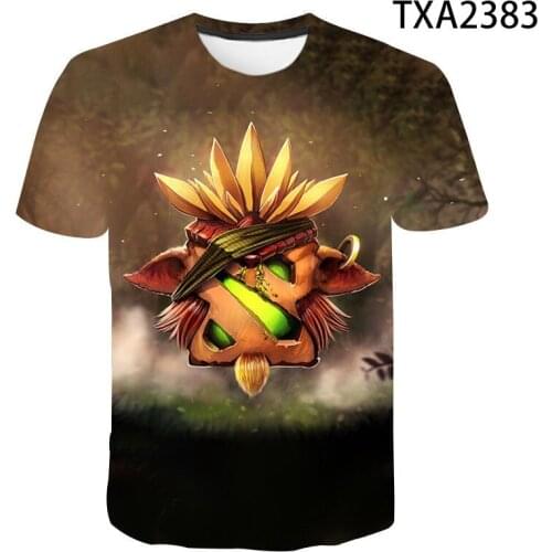 2021New Summer Style Tops Men Women 3D Print T Shirt Game Dota 2 3D T-shirt Casual Harajuku Tops Boy Girl Kids Streetwear Tee
