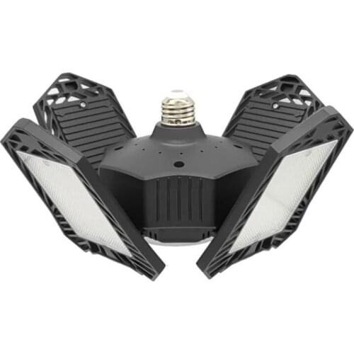 Garage Light, 200W 20000LM Led Shop Light, Deformable Led Ceiling Lights, 6500K Garage Ceiling Lights With 4 Panels