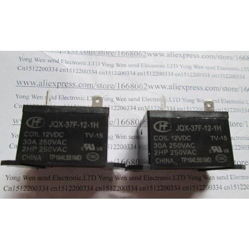HOT NEW relay JQX-37F-12-1H-12VDC HF37F-12-1H JQX-37F-12-1H JQX37F121H JQX-37F 12-1H HF37F 12-1H 12VDC DC12V 12V DIP4