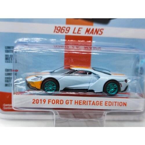 GreenLight 1:64 2019 Ford GT green machine Alloy model car Metal toys for childen kids diecast gift