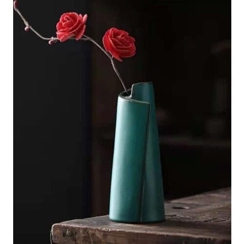 Ceramic Vases Decoration Living Room Minimalism Florero Decoration Chambre Украшения Для Комнаты Jarrones Home Decor Вазы