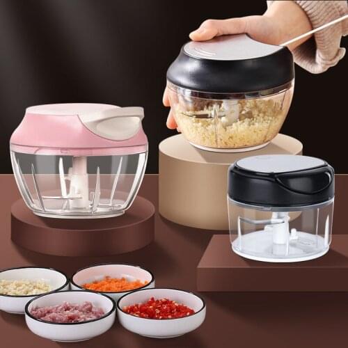 Multifunctional Manual Style Garlic Press Portable Garlic Chopper Crusher Vegetable Cutter Kitchen Gadgets