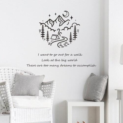 Nordic Wall Stickers Home Living Room Decoration Art Bedroom Study Backdrop Wall Decals Teenager Room Decor Wallpaper Mural DIY