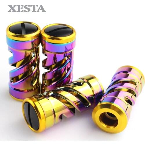 XESTA New Design Iridescent color Fishing Reel Handle Knob Aluminum Alloy knob for Spinning & Bait Casting Fishing Reel Tool