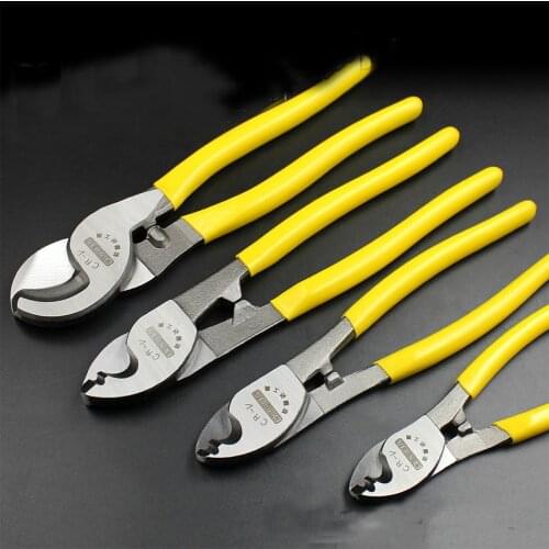 6 Inch Cable Shear Cable Cutter Electric Wire Cable Wire Stripper Cutting Plier Hand Tools 8inch 10inch Multifunctional Scissors