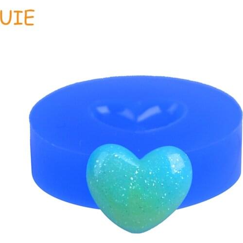 PYL486U 14.4mm Small Heart Mold - Cupcake Topper Sugarcraft Gum Paste, Icing Mold, Chocolate Molds, Candy Making