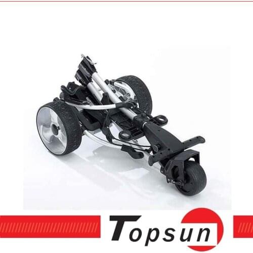 Golf Trolley Foldable 2 Wheel Black S1T2