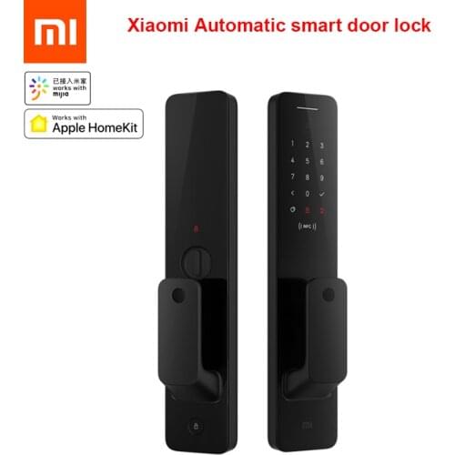 New Xiaomi Automatic Smart Door Lock Biometric Fingerprint NFC Security Smart Lock Work with Apple HomeKit & Mi Home App