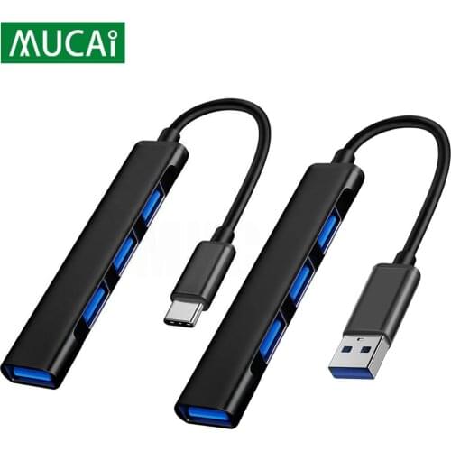 Type C USB C HUB 3.0 3.1 4 Port Multi Splitter Adapter OTG For Lenovo HUAWEI Xiaomi Macbook Pro 15 Air Pro Accessories USB Hub