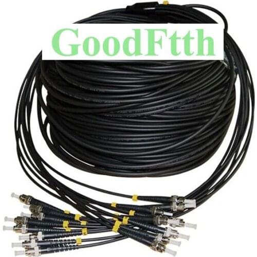 Tactical Field armored Patch Cord ST-ST UPC SM 8 Cores TPU GoodFtth 10-50m