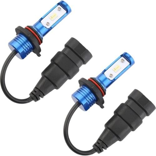 High Brightness 50W 6000LM 9005/9006/H8/H9/H11 LED Light Headlight Vehicle Car Hi/Lo Beam Bulb Kit 6000K Blue IP68