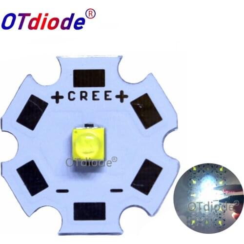 10pcs Cree XTE LED XT-E 1-5W LED Emitter Neutral White 4000-4500K; Cold White 6500-7000K LED with 20MM PCB