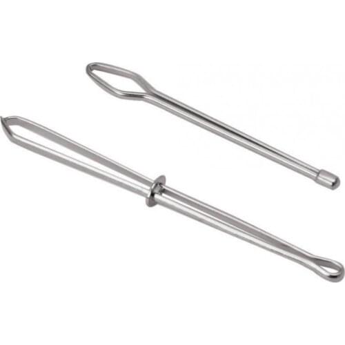 2 Pieces Bodkin Wear Elastic Threader Belt Ribbon Weaving Tools Stainless Steel Threaders DIY Apparel Sewing & Fabric Garment