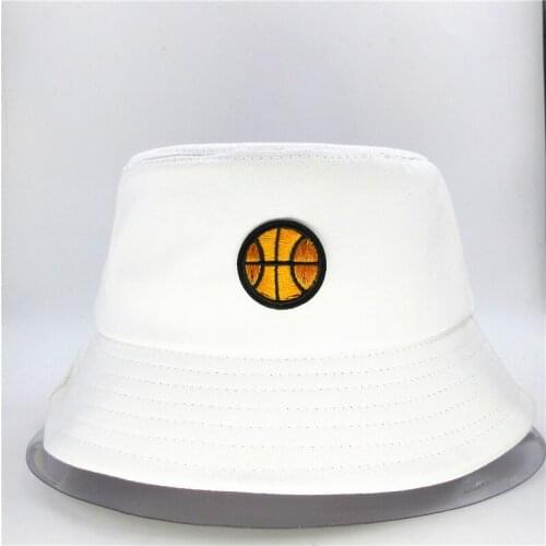 The basketball embroidery cotton Bucket Hat Fisherman Hat outdoor travel hat Sun Cap Hats for kid men Women 306