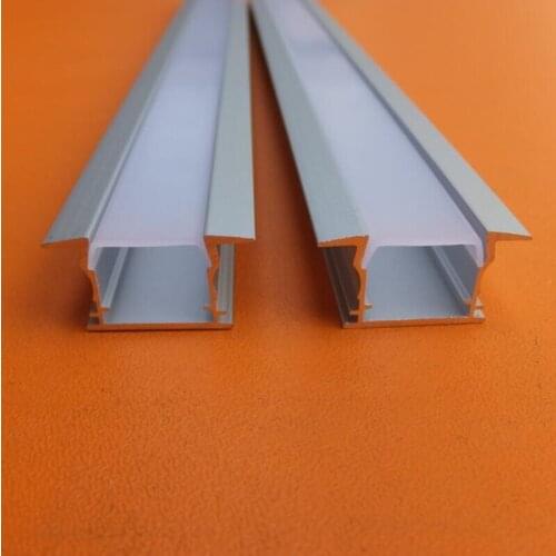 Free Shipping 30M/Lot 2M LED Aluminium Profile for LED Strip Bar Light, Milky/Transparent Aluminum Housing for Home Decoration