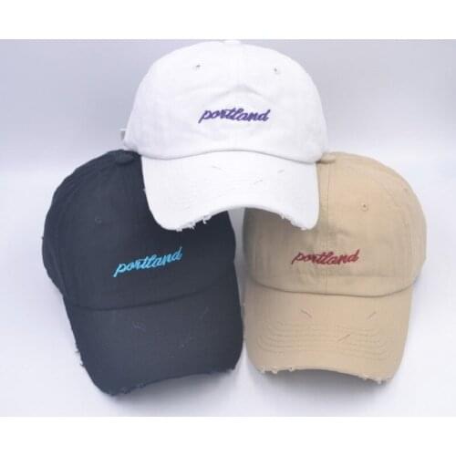 Retro Embroidery Baseball Cap Men Women All-Match Hole Caps Europe The United States Tide Brand Outing Sports Sun Hat 2021 New