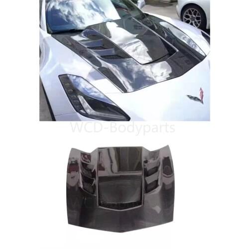 For Corvette C7 carbon fiber hood, perforated hood, body kit, automotive accessories, automotive supplies
