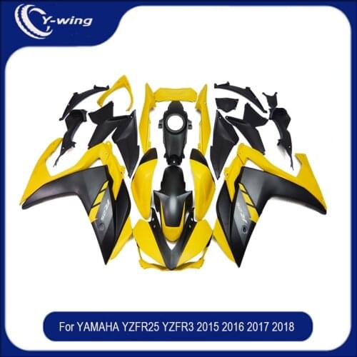 For YAMAHA YZFR25 YZFR3 2015 2016 2017 2018 ABS Injection Fairing Kit R25 R3 15 16 17 18 Car Full Guard