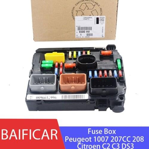 Baificar Brand New Genuine R08 Fuse Box Central Electronics Control Unit 6500 HV For Peugeot 1007 207CC 208 Citroen C2 C3 DS3