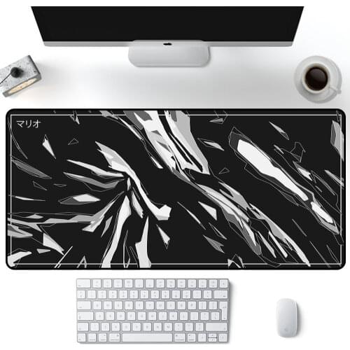 Mat on Desk Pad Personalized Carpet Computer Purple Gaming Mouse Mat Black and White Mouse Pad Xxl Pink Large Mousepads Japanese