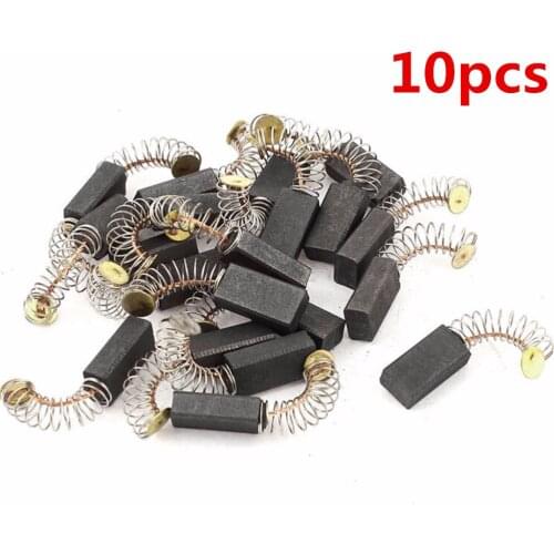 Hot Selling Mini Carbon Brushes Spare Parts Drill Electric Grinder Replacement For Electric Motors Rotary Tool 4Styles 10Pcs