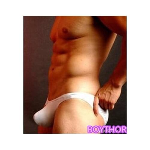 Private customized BOYTHOR Mens briefs male low-waist pants 100% sexy cotton underwear solid color legging panties