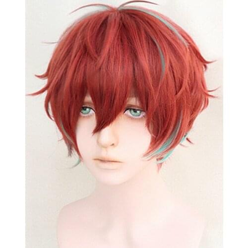 1pcs Anime Division Rap Battle Hypnosis MIC Doppo KannonzaKa Short Wig Synthetic Hair Cosplay Costume Prop Decor for Men Boy