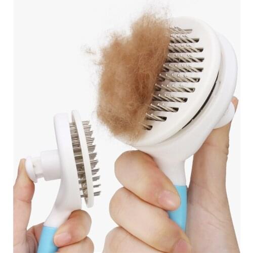 Pet Dog Cat Hair Brush Comb Cleaning Pet Hair Shedding Tool Comb Quick Clean Short Long Hair Beauty Hair Removal Pet Supplies
