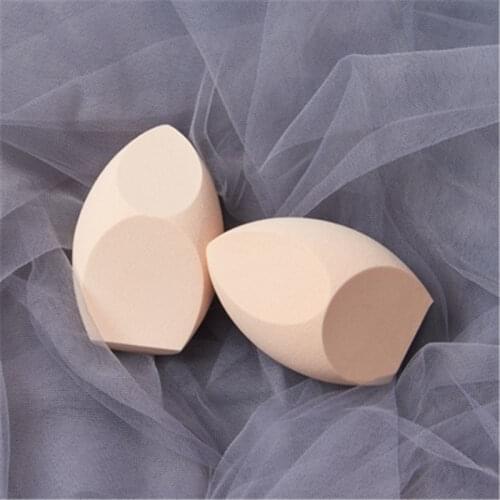 1PC New Makeup Sponge Concealer Smooth Cosmetic Powder Puff Cut Shape Foundation Bevel Make Up Blender Wet And Dry Dual Use Tool