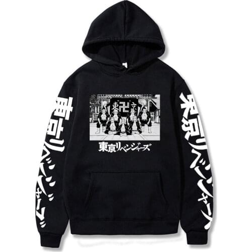 Tokyo Revengers Japanese Anime Hoodie Spring Sano Manjirou Print Womens Sweatshirt Casual Pullover Fashion Men Unisex Hoodies