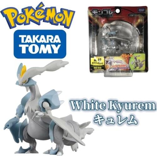 TOMY ML-10 Legendary Pokemon Figures White Kyurem Toys High-Quality Exquisite Appearance Perfectly Reproduce Anime Collection