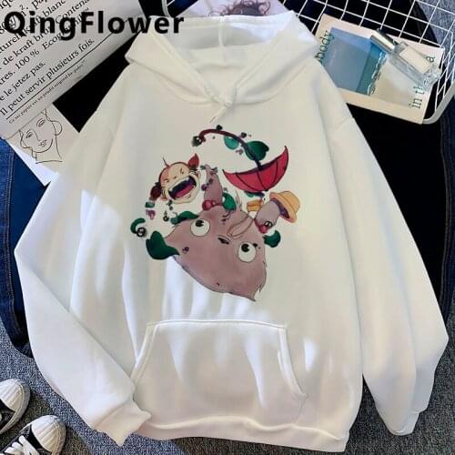 Totoro Studio Ghibli Miyazaki Hayao hoodies women harajuku Korea female clothing Korea