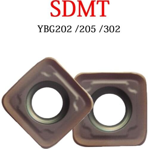 CNC High Quality Inserts SDMT YBG205 YBG202 YBG302 Processing Stainless And Steel SDMT09T312 SDMT120412 -PM/-DM Turning Tool