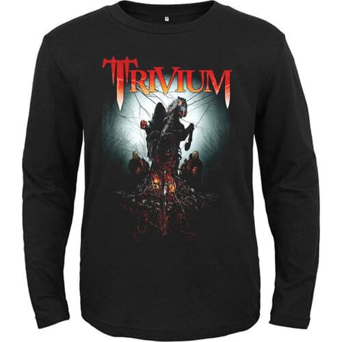 Darkrai 8 designs Trivium long sleeve shirt mma Punk skateboard Rock camiseta Skull T shirt fitness Heavy thrash Metal