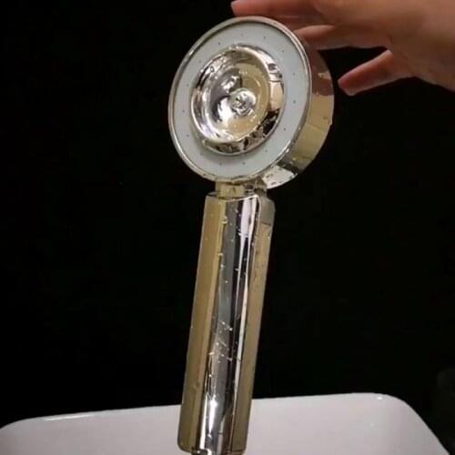 Electroplated Double-sided Water Shower Can Be Equipped With Shower Gel Shower Showerhead Hand Held Shower Head