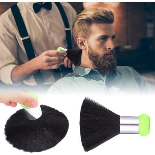 1PCS Shaving Brush Neck Duster Portable Facial Cleaning Brush Barbers Hair Cutting Hairdressing Stylist Salon