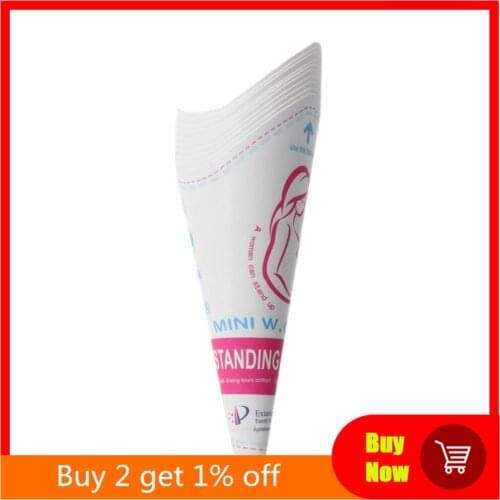 10pc/lot Disposable Paper Urinal Woman Urination Device Stand Up Pee for Camping Travel Portable Female Outdoor Toilet Tool FRE