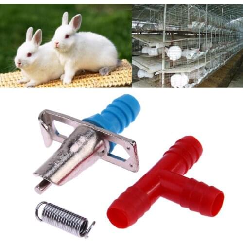 5/10/20Pcs Automatic Nipple Drinkers for Rabbits Feeders Water Drinker Waterer Rodents Poultry Feeder Farm Animals Supplies