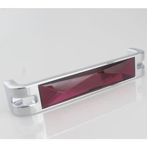 96mm fashion glass Crystal Handles Mauve blue Crystal Cupboard Pull silver Dresser Drawer Wardrobe funiture decoration handles