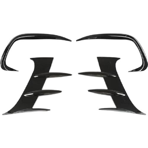 Car Fog Light Eyebrow Eyelid Cover for Benz X247 GLB180 GLB200 GLB250 2020 2021 Front Bumper Side Vent Spoiler Splitter