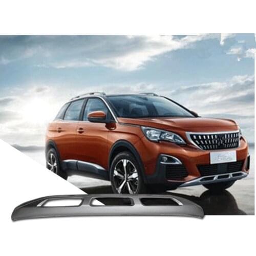 For Peugeot 3008 3008 GT 2016 20172018 2019 ABS Front Bumpers Skid Bumper Cover Protec r Car styling