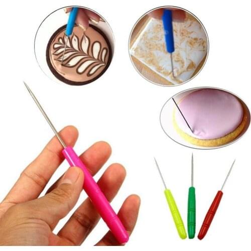Scriber Surgarcraft DIY Decorative Tool Stainless Steel Biscuit Needle Cake Tester Cookie Icing Sugar Needle Kitchen Accessories