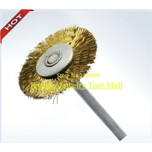 DIY tools Mini Brush for Jewelry Brass Wire Brush Dental Laboratory Material Dental Polishing Brush with Free Shipping Wire 0.2m