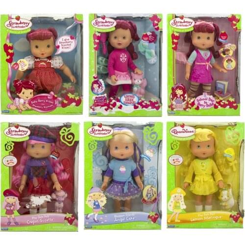 Hasbro Strawberry Shortcake Action figures Dress up Hairdressing dolls Girl play house toys Childrens christmas birthday gift